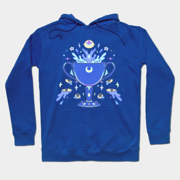 Be Not Afraid: Cosmic Chalice Hoodie by phogar